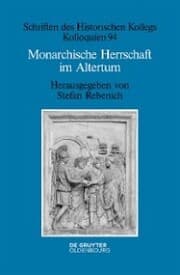 Cover von Monarchische Herrschaft im Altertum