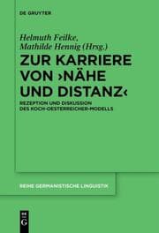 Cover von Zur Karriere von Nähe und Distanz