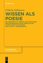 Cover von Wissen als Poesie