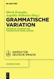 Cover von Grammatische Variation
