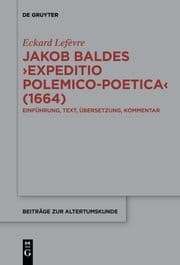 Cover von Jakob Baldes >Expeditio Polemico-Poetica< (1664)