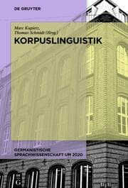 Cover von Korpuslinguistik