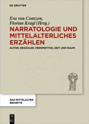 Cover von Narratologie und mittelalterliches Erzählen