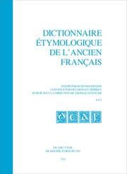 Cover von Dictionnaire étymologique de lancien français (DEAF). Buchstabe F. Fasc 4-5
