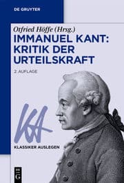 Cover von Immanuel Kant: Kritik der Urteilskraft