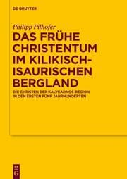 Cover von Das frühe Christentum im kilikisch-isaurischen Bergland