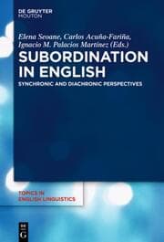 Cover von Subordination in English