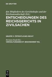 Cover von Verwaltungsrecht. Besonderer Teil