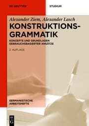 Cover von Konstruktionsgrammatik