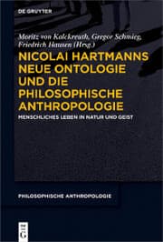 Cover von Nicolai Hartmanns Neue Ontologie und die Philosophische Anthropologie