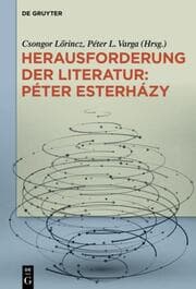 Cover von Herausforderung der Literatur: Péter Esterházy