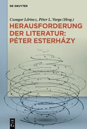 Cover von Herausforderung der Literatur: Péter Esterházy