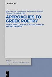 Cover von Approaches to Greek Poetry