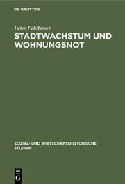 Cover von Stadtwachstum und Wohnungsnot