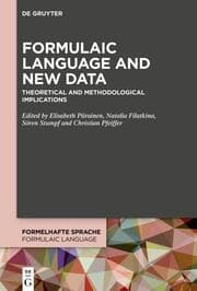 Cover von Formulaic Language and New Data