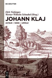 Cover von Johann Klaj (um 1616-1656)