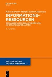 Cover von Informationsressourcen