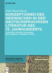 Cover von Konzeptionen des Heidnischen in der deutschsprachigen Literatur des 13. Jahrhunderts