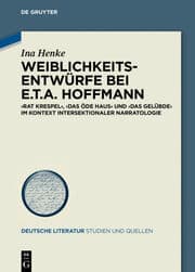 Cover von Weiblichkeitsentwürfe bei E.T.A. Hoffmann