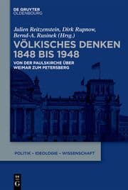 Cover von Völkisches Denken 1848 bis 1948