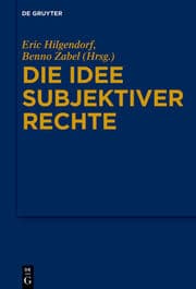 Cover von Die Idee subjektiver Rechte