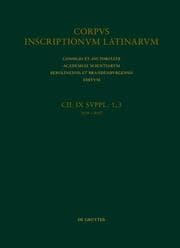 Cover von Corpus inscriptionum Latinarum. Marsi - Aequi