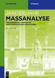 Cover von Maßanalyse
