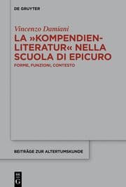 Cover von La >Kompendienliteratur< nella scuola di Epicuro