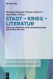 Cover von Stadt Krieg Literatur