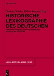 Cover von Historische Lexikographie des Deutschen