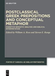Cover von Postclassical Greek Prepositions and Conceptual Metaphor