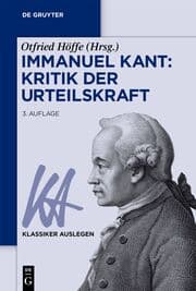 Cover von Immanuel Kant: Kritik der Urteilskraft