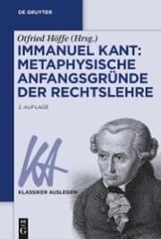 Cover von Immanuel Kant: Metaphysische Anfangsgründe der Rechtslehre