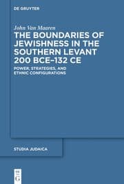 Cover von The Boundaries of Jewishness in the Southern Levant 200 BCE-132 CE