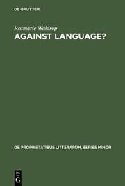 Cover von Against Language?