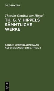 Cover von Lebensläufe nach aufsteigender Linie. Theil 2