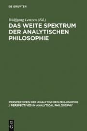 Cover von Das weite Spektrum der Analytischen Philosophie