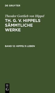 Cover von Hippel's Leben