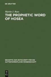 Cover von The Prophetic Word of Hosea