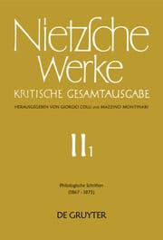 Cover von Philologische Schriften