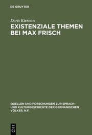 Cover von Existenziale Themen bei Max Frisch