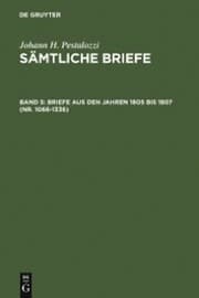 Cover von Briefe aus den Jahren 1805 bis 1807 (Nr. 1066-1336)