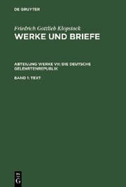 Cover von Die deutsche Gelehrtenrepublik