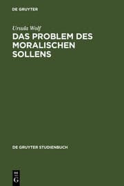 Cover von Das Problem des moralischen Sollens