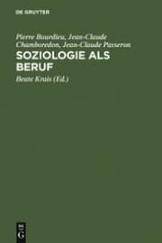 Cover von Soziologie als Beruf