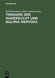 Cover von Therapie der Magersucht und Bulimia nervosa