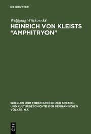 Cover von Heinrich von Kleists 'Amphitryon'