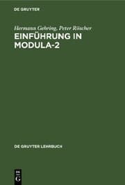 Cover von Einführung in Modula-2