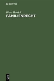 Cover von Familienrecht