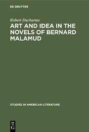 Cover von Art and Idea in the Novels of Bernard Malamud